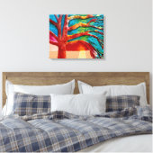 Eeuwboom Canvas Afdruk (Insitu (Slaapkamer))