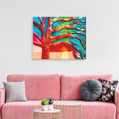 Eeuwboom Canvas Afdruk (Insitu (Woonkamer))