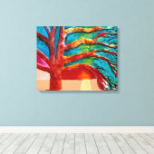 Eeuwboom Canvas Afdruk (Insitu (Houten vloer))