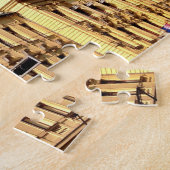 eeuwenoud gebouw in Zagreb Kroatië Legpuzzel (Zijkant)