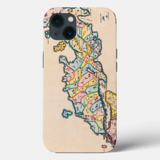 Eeuwenoude Antiek kaart van Japan Circa 1655 Case-Mate iPhone Case (Achterkant)