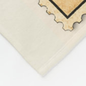 Eeuwfeest Moederweg Botanische Stempel Fleece Deken (Hoek)