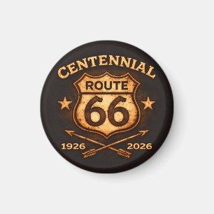Eeuwfeest Route 66 ontwerp aandenken Magneet