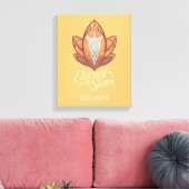 Eeuwig als de sterren Avondster Grafisch ontwerp Canvas Afdruk (Insitu (Woonkamer))