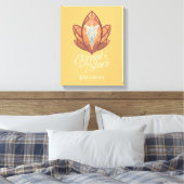 Eeuwig als de sterren Avondster Grafisch ontwerp Canvas Afdruk (Insitu (Slaapkamer))