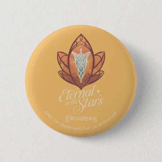 Eeuwig als de sterren Avondster Grafisch ontwerp Ronde Button 5,7 Cm (Voorkant)