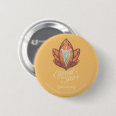 Eeuwig als de sterren Avondster Grafisch ontwerp Ronde Button 5,7 Cm (Voorkant /achterkant)