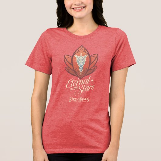 Eeuwig als de sterren Avondster Grafisch ontwerp Tri-Blend Shirt (Voorkant)