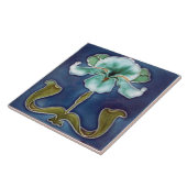 Eeuwig Bloeiende Blauwe Iris Tegeltje (Zijkant)