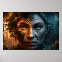 eeuwig contrast: waar jeugd ontmoet leeftijd poster