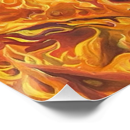 Eeuwig evenwicht-Paarden-Twin Flame Art- Perfect Poster (Hoek)