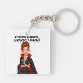 Eeuwig foutloze vampier Ms Sass Sleutelhanger (Achterkant)