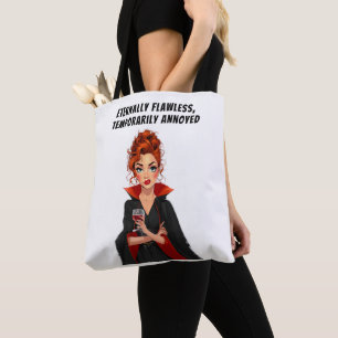Eeuwig foutloze vampier Ms Sass Tote Bag