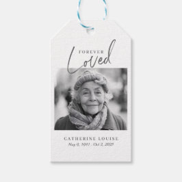 Eeuwig Geliefd Script Viering Van Het Leven Funera Cadeaulabel