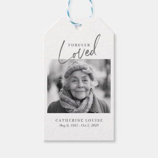 Eeuwig Geliefd Script Viering Van Het Leven Funera Cadeaulabel