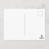 Eeuwig groene kussen onder de mistletoe kerst briefkaart (Achterkant)