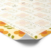 Eeuwig groene verjaardagskalender Kathrin Legg Poster (Hoek)