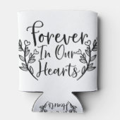 eeuwig in ons hart blikjeskoeler (Achterkant)