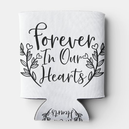 eeuwig in ons hart blikjeskoeler (Achterkant)