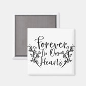 eeuwig in ons hart magneet (Voorkant / Achterkant)