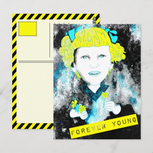 eeuwig jong briefkaart (Voorkant / Achterkant)