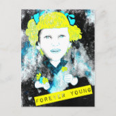 eeuwig jong briefkaart (Voorkant)