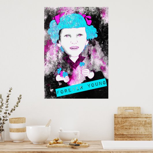 eeuwig jong poster (Keuken)