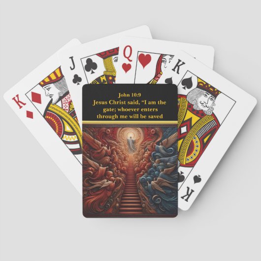 Eeuwig leven door Jezus Pokerkaarten (Achterkant)