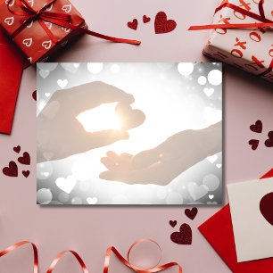 Eeuwig Licht van Liefde Valentijnsdag Feestdagenkaart