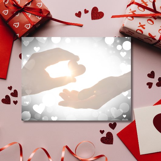Eeuwig Licht van Liefde Valentijnsdag Feestdagenkaart