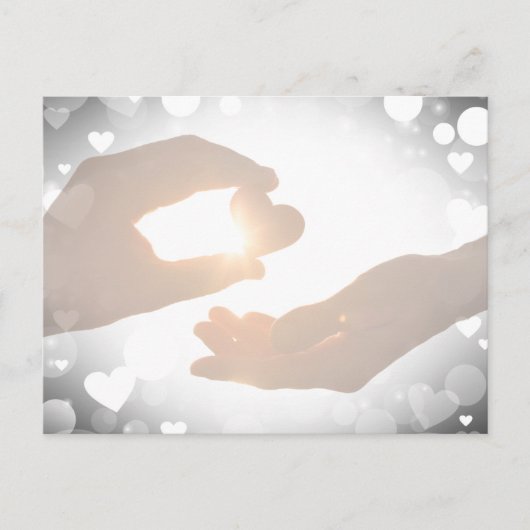 Eeuwig Licht van Liefde Valentijnsdag Feestdagenkaart (Voorkant)