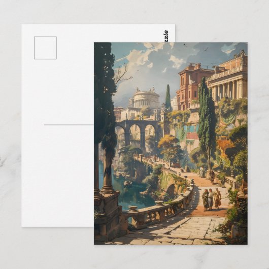 Eeuwig Rome: Oude ansichtkaart Briefkaart (Voorkant / Achterkant)