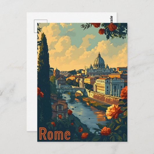 Eeuwig Rome: Oude ansichtkaart Briefkaart (Voorkant / Achterkant)