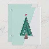 Eeuwigdurende Elegantie Boom Feestdagenkaart (Voorkant / Achterkant)