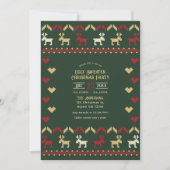 Eeuwigdurende Glow Verschrikkelijke Trui Kerstfees Kaart (Voorkant)