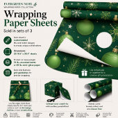 Eeuwigdurende Noel Inpakpapier Vel