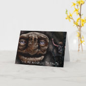 Eeuwigdurende verjaardag kaart (Gele Bloem)