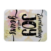 Eeuwigdurende vreugde zal uw magneet zijn (Horizontaal)