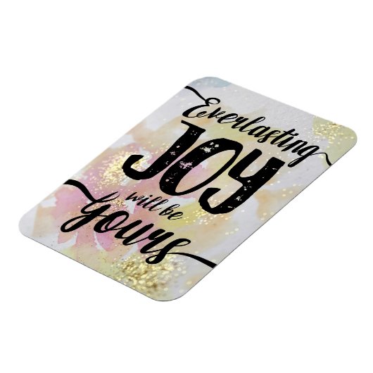 Eeuwigdurende vreugde zal uw magneet zijn (Linkerzijde)