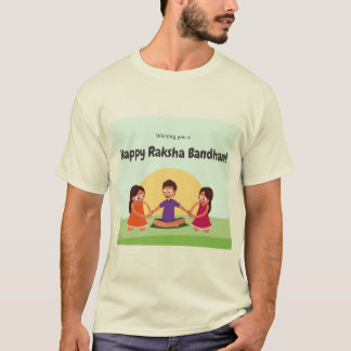 Eeuwige band rakshabandhan speciale broer t-shirt