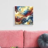 eeuwige beweging canvas afdruk (Insitu (Woonkamer))