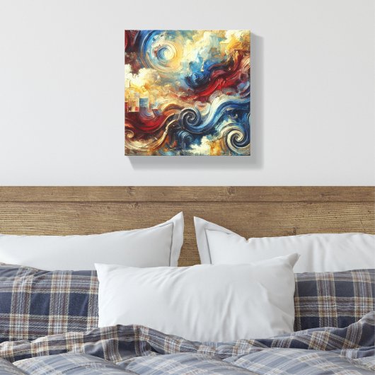 eeuwige beweging canvas afdruk (Insitu (Slaapkamer))