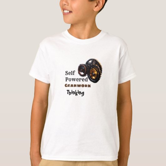 Eeuwige Beweging: Gemotoriseerd Versnelling T-shirt (Voorkant)