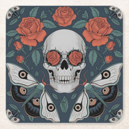 Eeuwige bloei: een dans van leven en dood kartonnen onderzetters