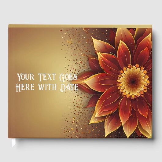 Eeuwige bloei: een tijdloze viering van liefde gastenboek (Voorkant)