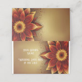 Eeuwige bloei: een tijdloze viering van liefde plaatskaartje (Buitenkant ongevouwen)