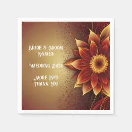 Eeuwige bloei: een tijdloze viering van liefde servet