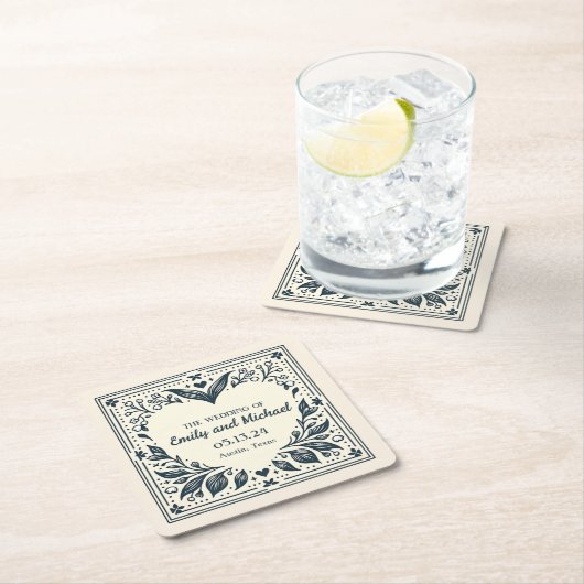 Eeuwige bloei kartonnen onderzetters (Insitu)