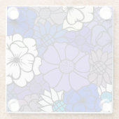 Eeuwige Bloemen Op Schemering Onderzetters (Achterkant)