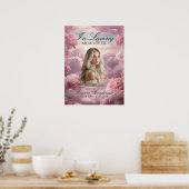 Eeuwige Bloesem Herdenkings Welkomstbord Poster (Keuken)